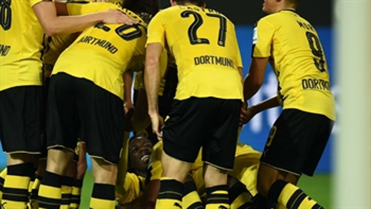 Aubameyang gives Dortmund 1-0 lead against Freiburg ' 2016-17 Bundesliga Highlights