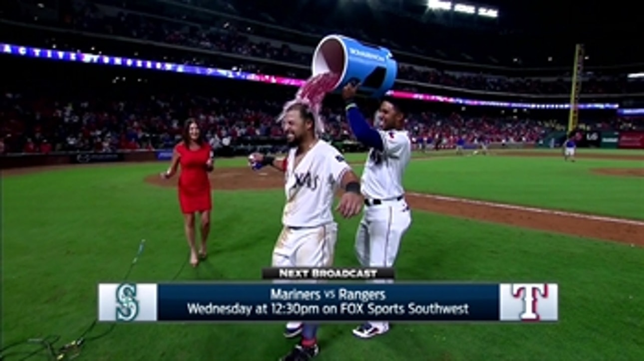 Rougned Odor redeems himself with walk-off home run