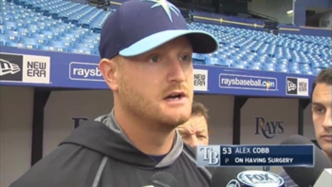 Alex Cobb on decision to have Tommy John surgery