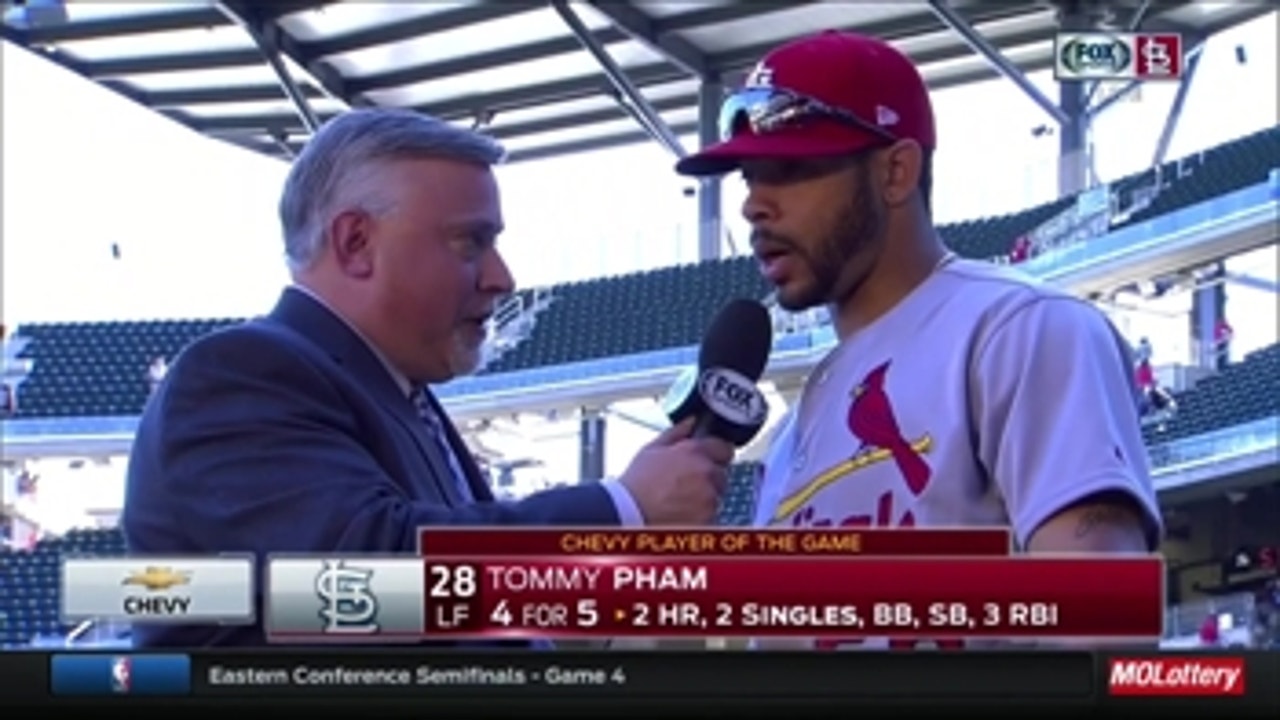 Pham: 'So happy' Cardinals won 14-inning game over Braves
