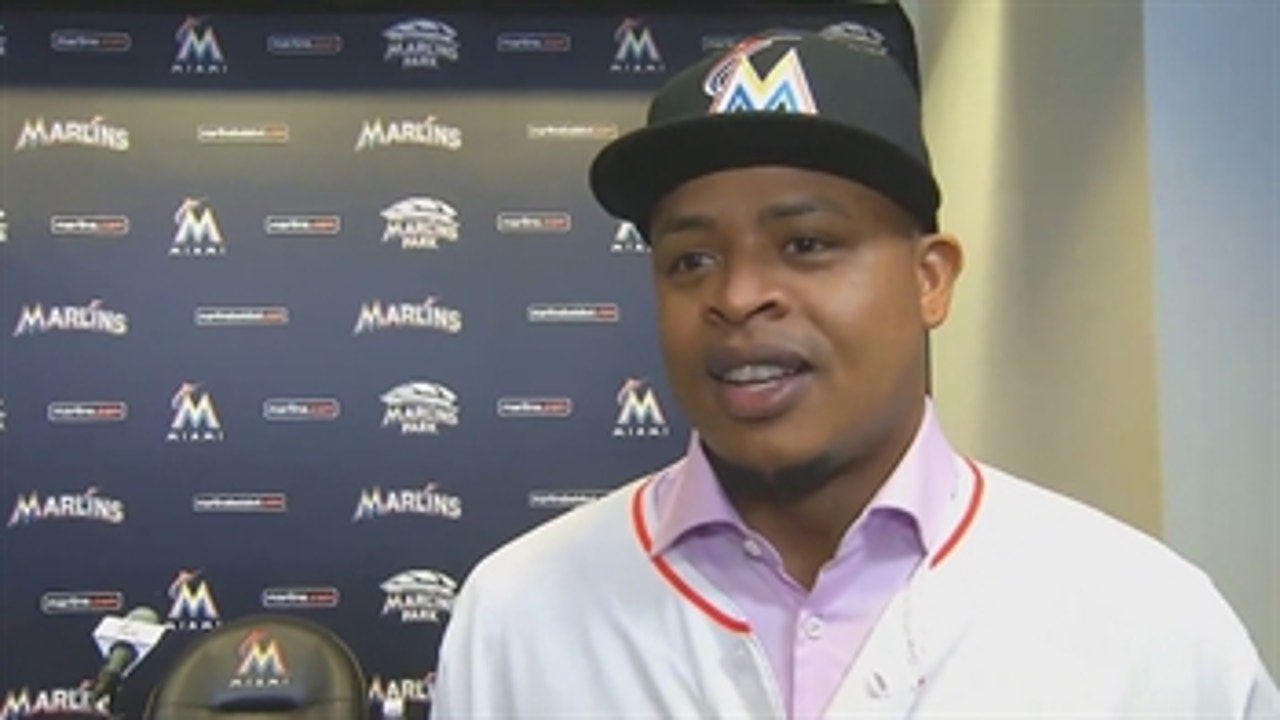 Edinson Volquez calls it an honor to be able to play in Miami