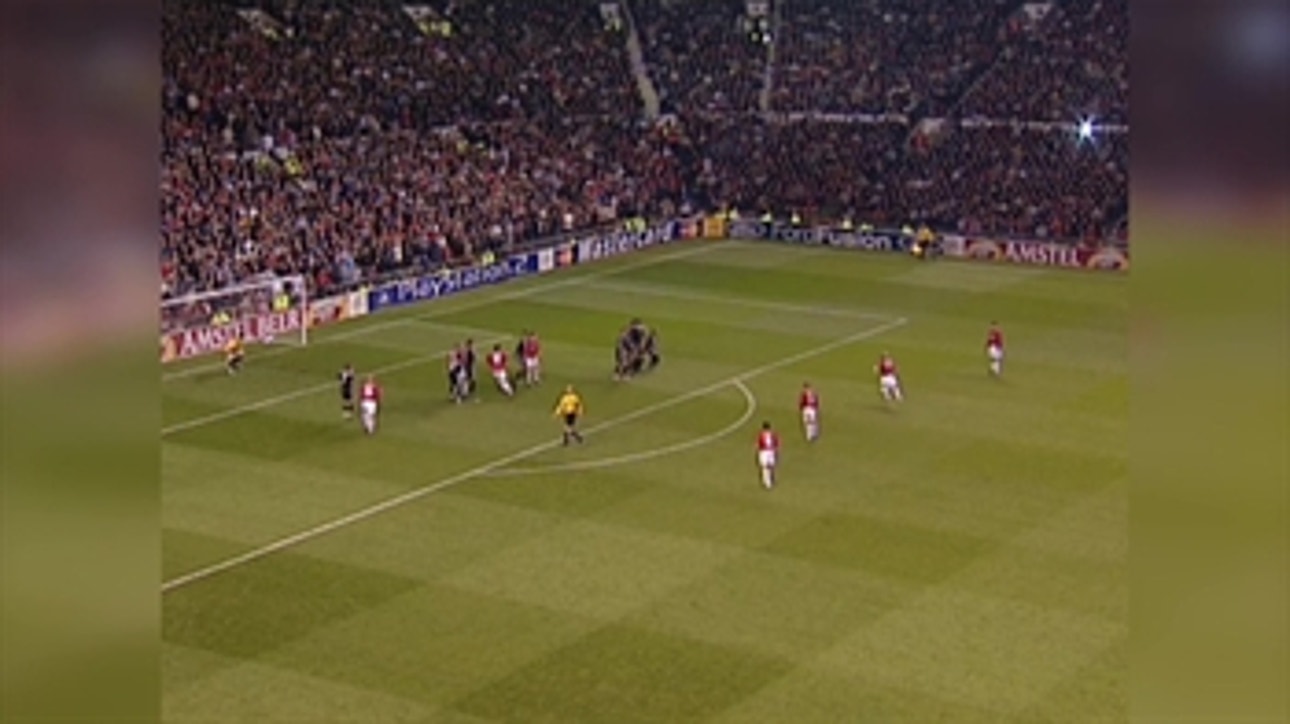 Relive David Beckham's free kick for Manchester United against Real Madrid