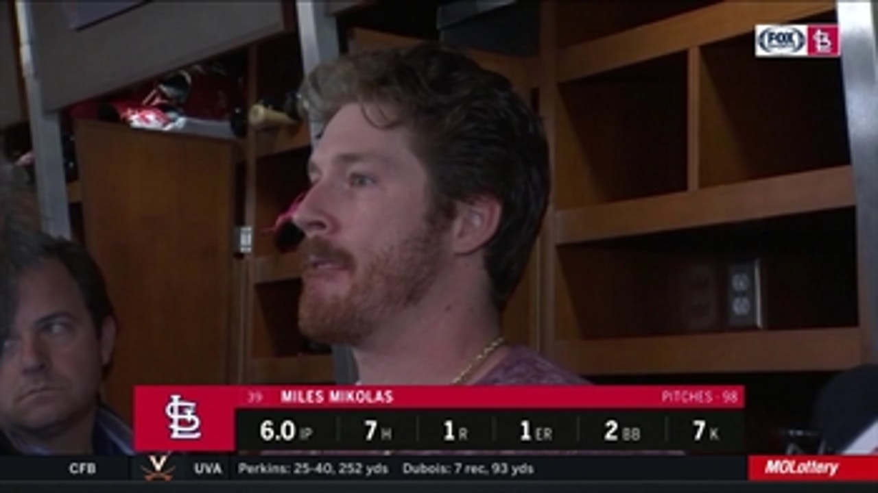 Mikolas: 'I thought I threw the ball pretty well' against Nats