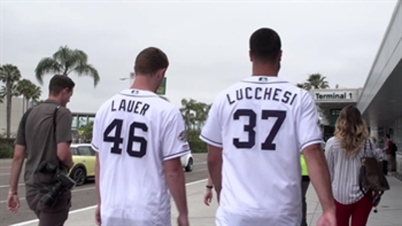 Eric Lauer & Joey Lucchesi work at Southwest Airlines for a day ' #PadresPOV