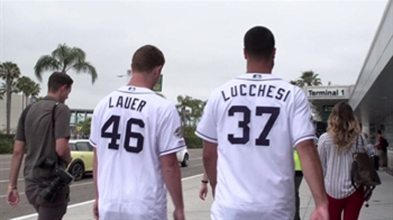 Eric Lauer & Joey Lucchesi work at Southwest Airlines for a day ' #PadresPOV