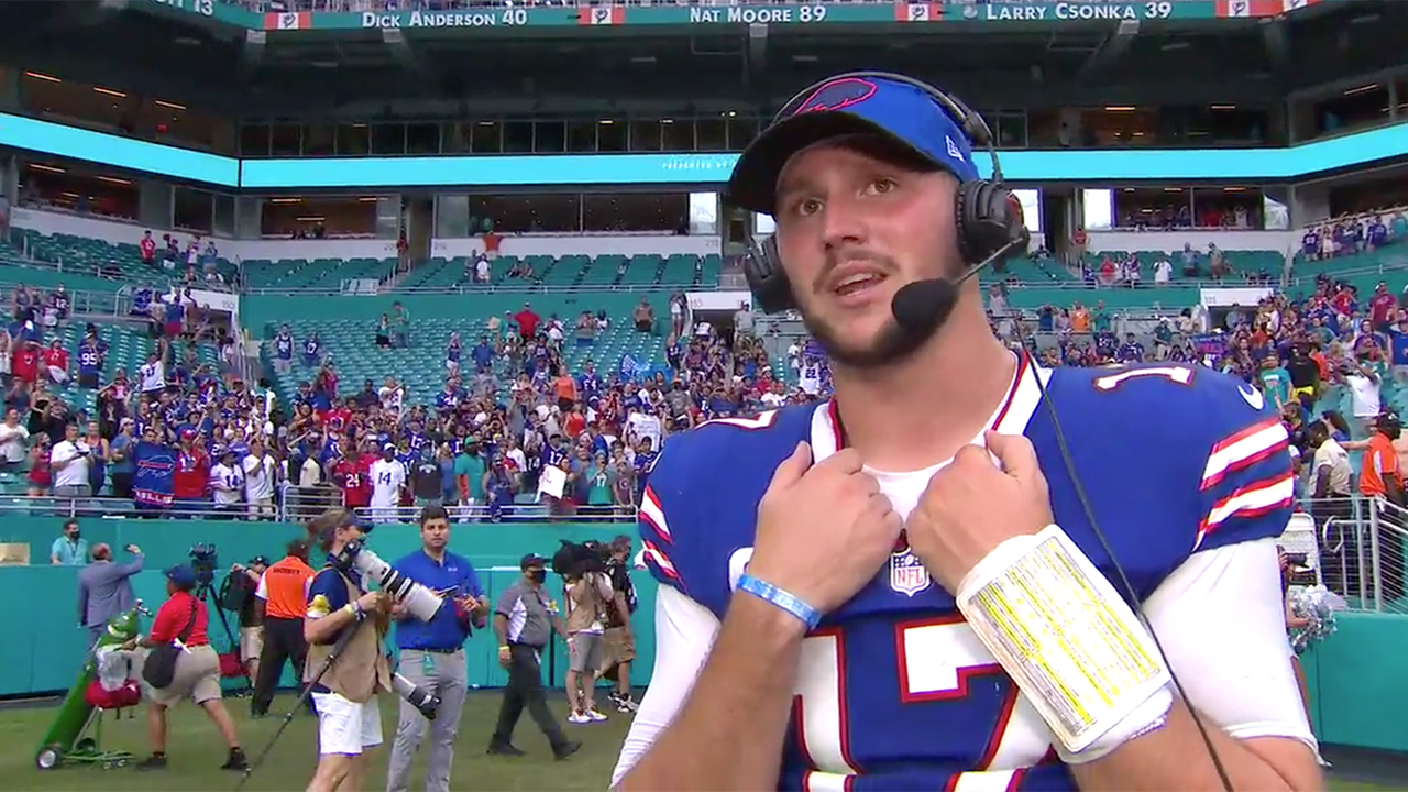 'Guys made plays when they needed to' — Josh Allen on Bills' big win over Dolphins