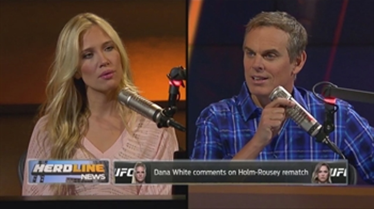 Dana White: Holly Holm-Ronda Rousey rematch a top priority - 'The Herd'