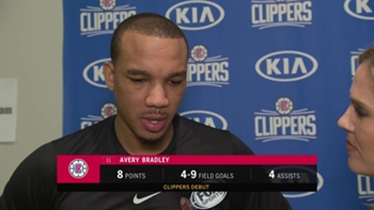 Avery Bradley scores 8 points in 32 minutes during Clippers debut