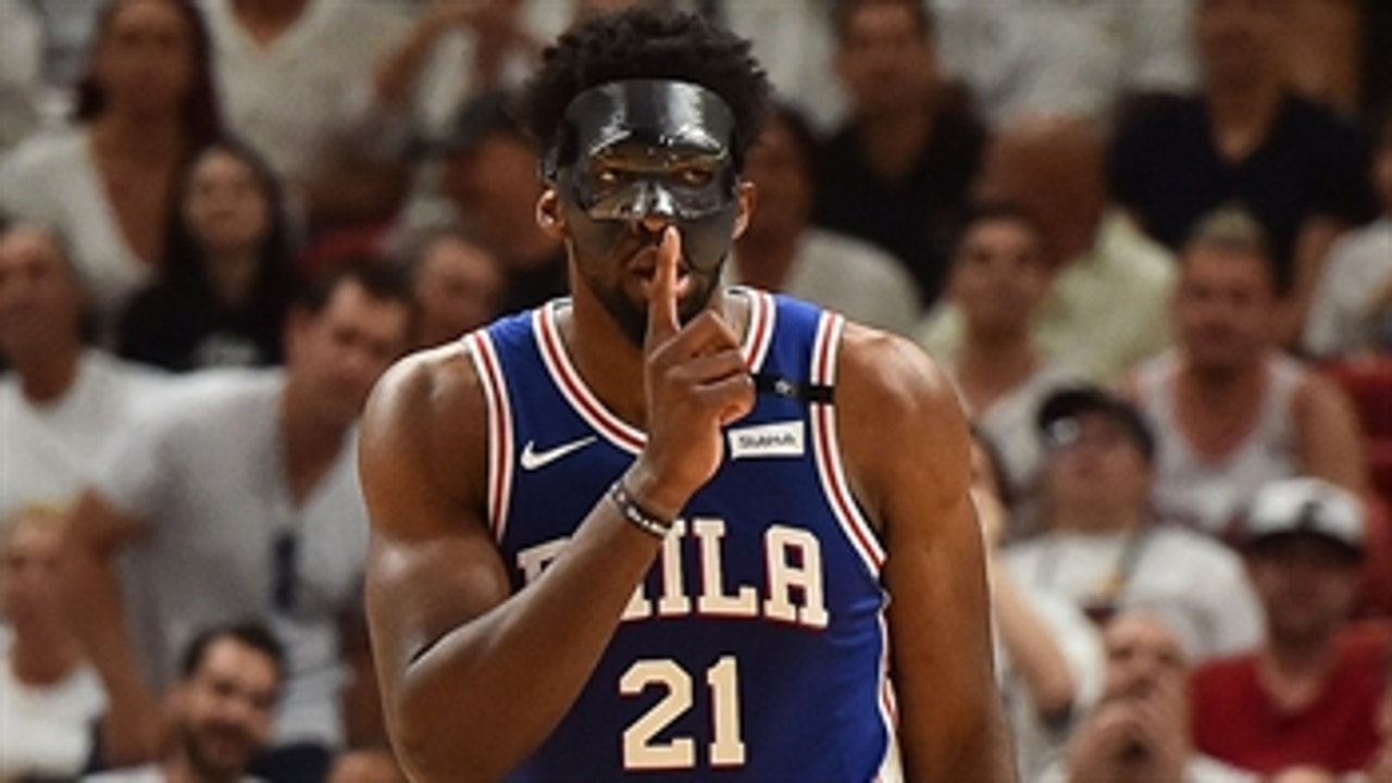 Nick Wright on Embiid's playoff debut: The Philadelphia 76ers we saw last night can win a championship
