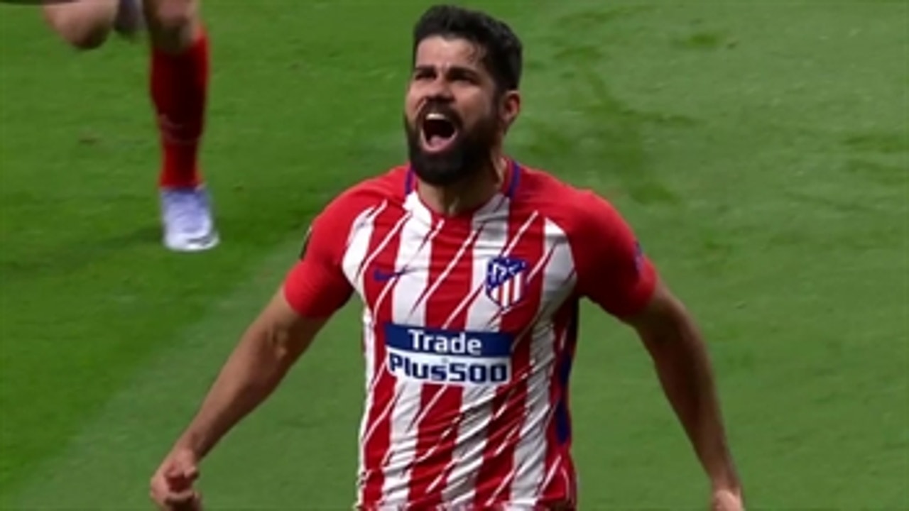 Diego Costa goal puts Atletico in front vs. Arsenal | 2017-18 UEFA Europa League Highlights