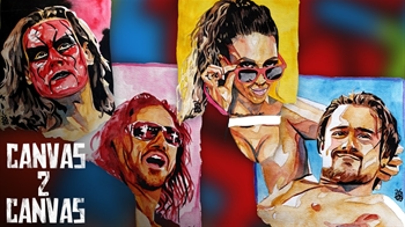 The Select Series - Sting, John Morrison, Angel Garza and Chelsea Green: WWE Canvas 2 Canvas
