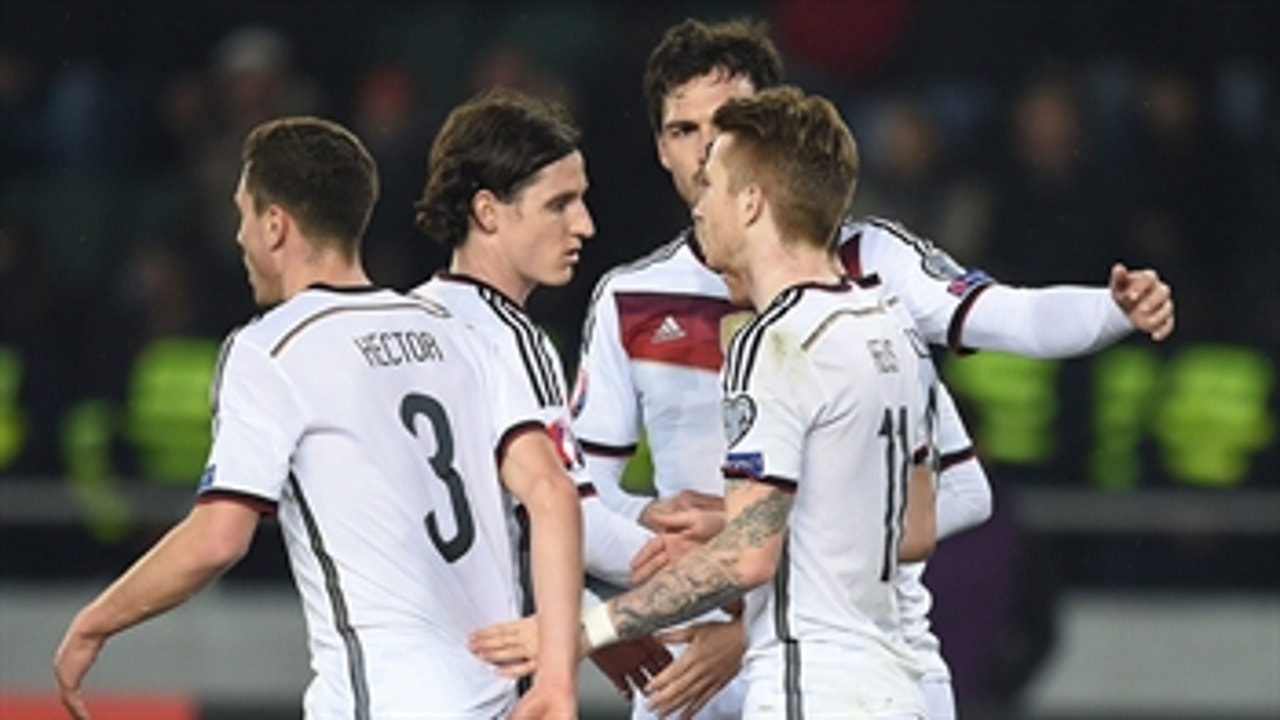 Reus gives Germany 1-0 lead