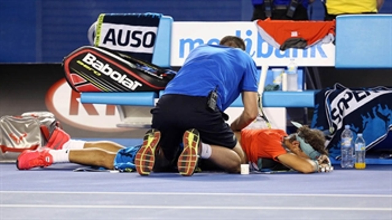 Nadal on back problems, loss to Wawrinka