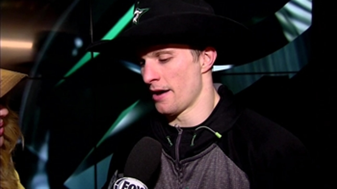 Antoine Roussel has first career hat trick in win
