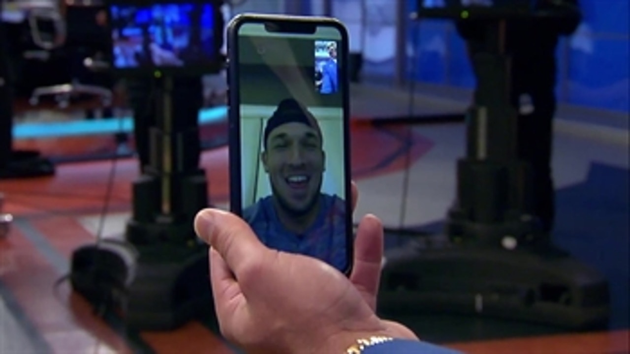 Alex Bregman FaceTimes A-Rod live on set