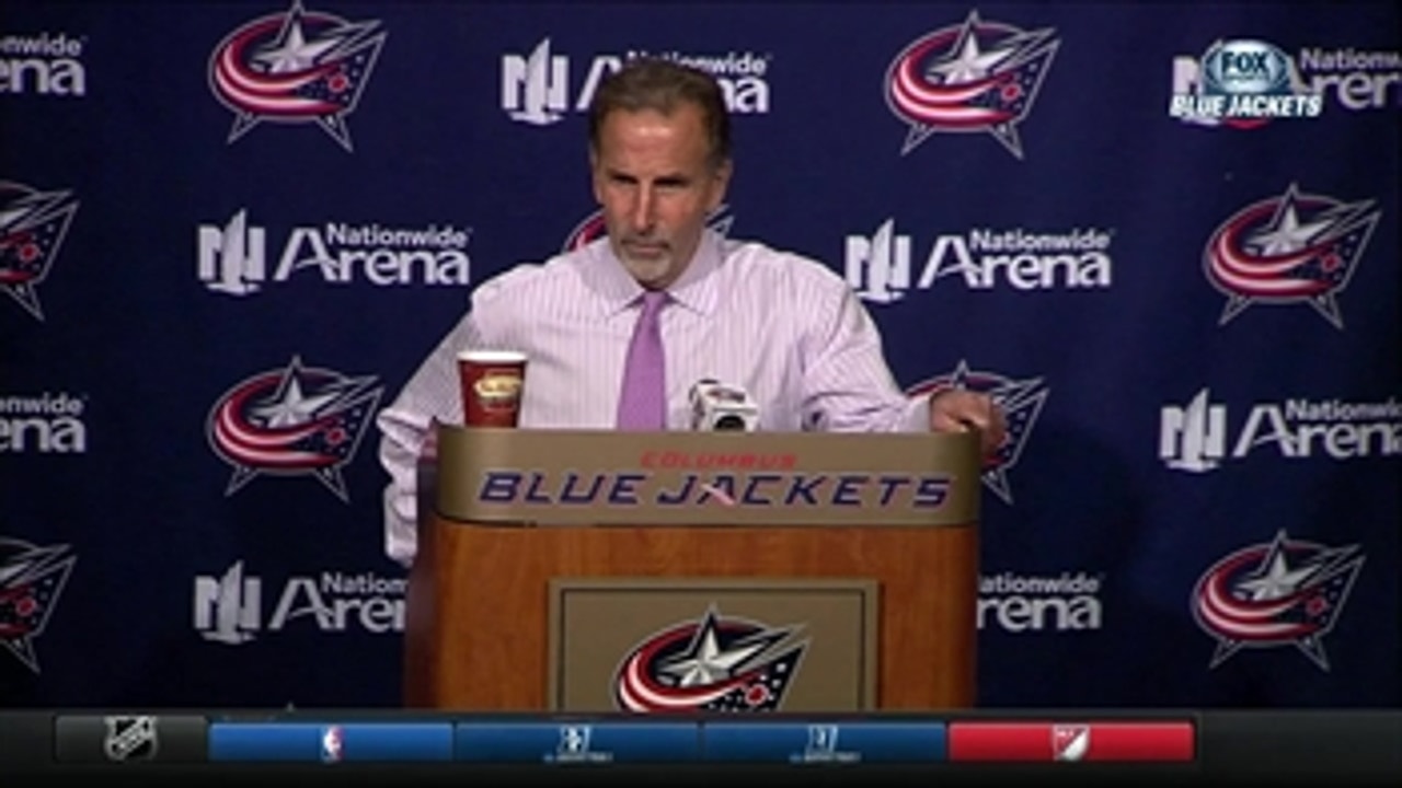 Jackets' Torts after Sharks loss: 'We did not win enough faceoffs'