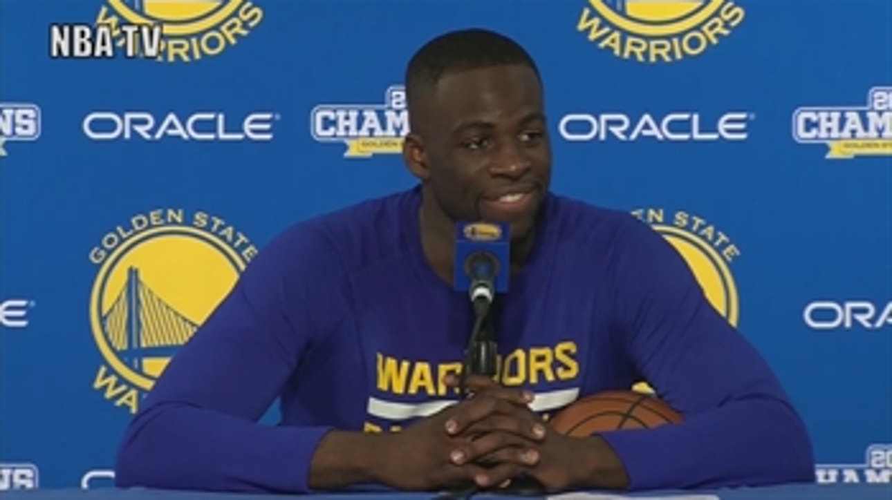 Draymond Green thanks his teammates for trusting in him