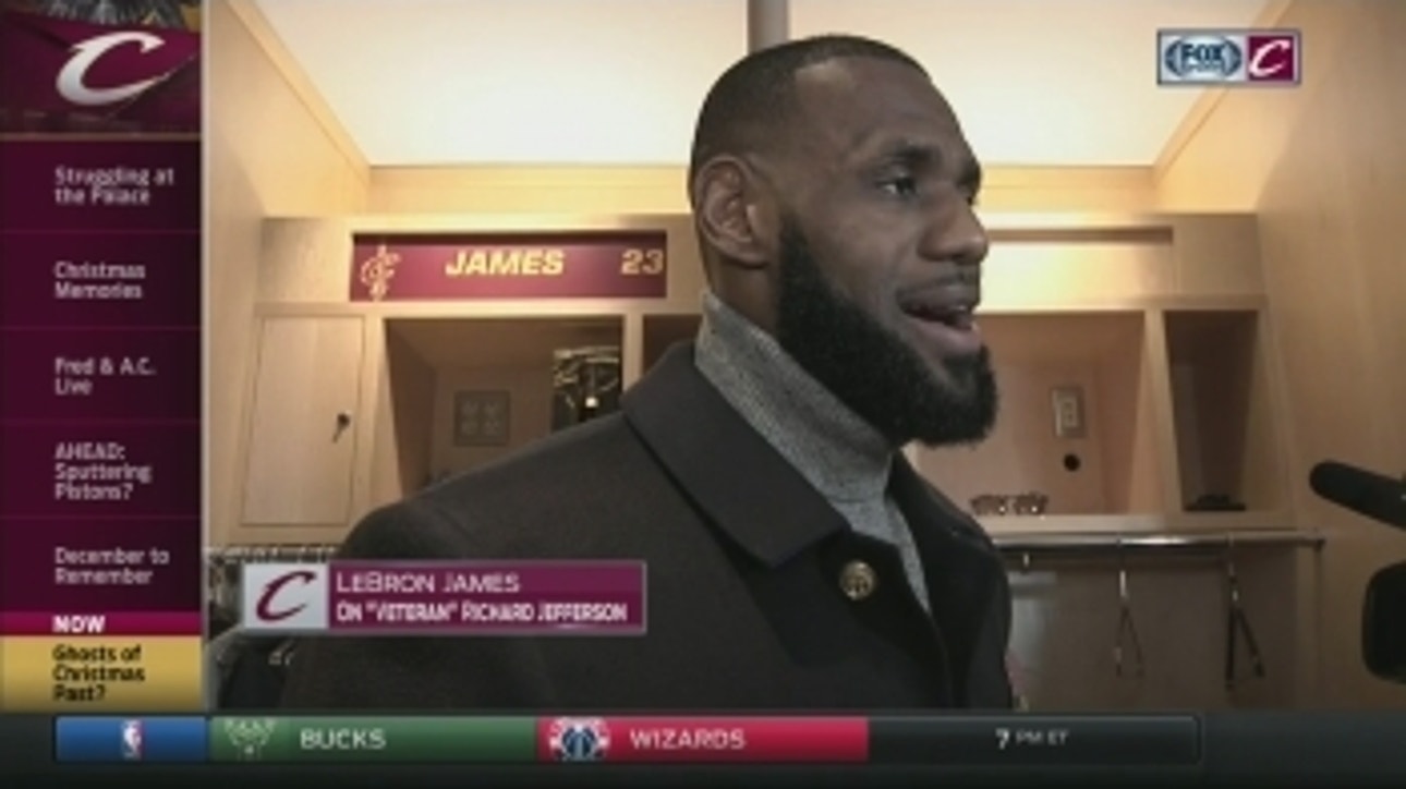 The Big 3 on RJ's big dunk