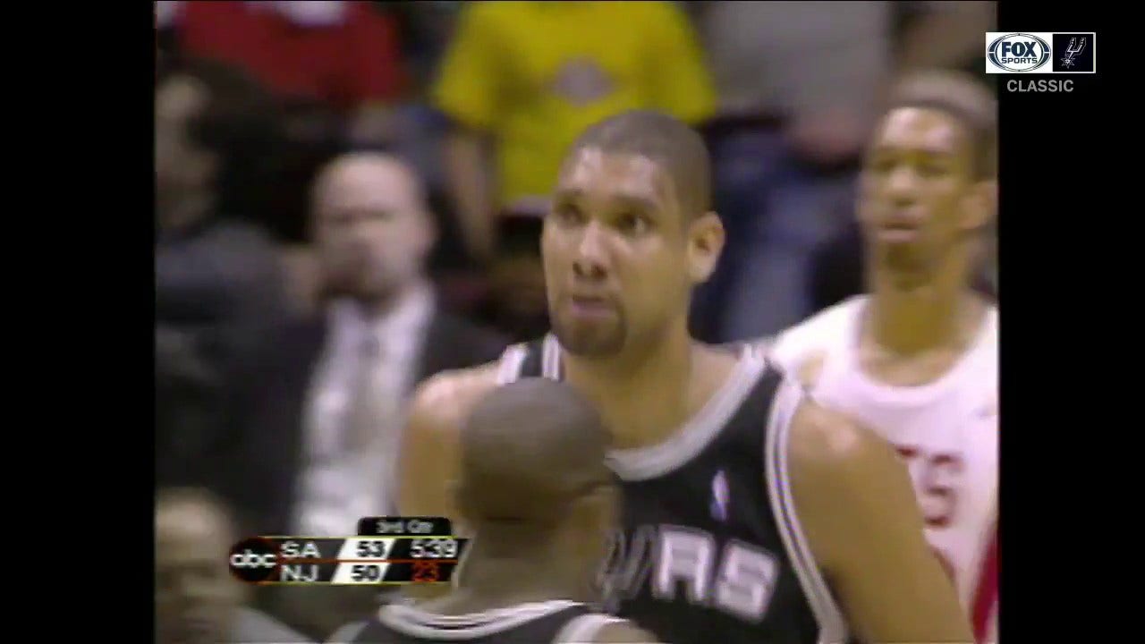 WATCH: Tim Duncan Cleans up With the Rebound ' Spurs CLASSICS