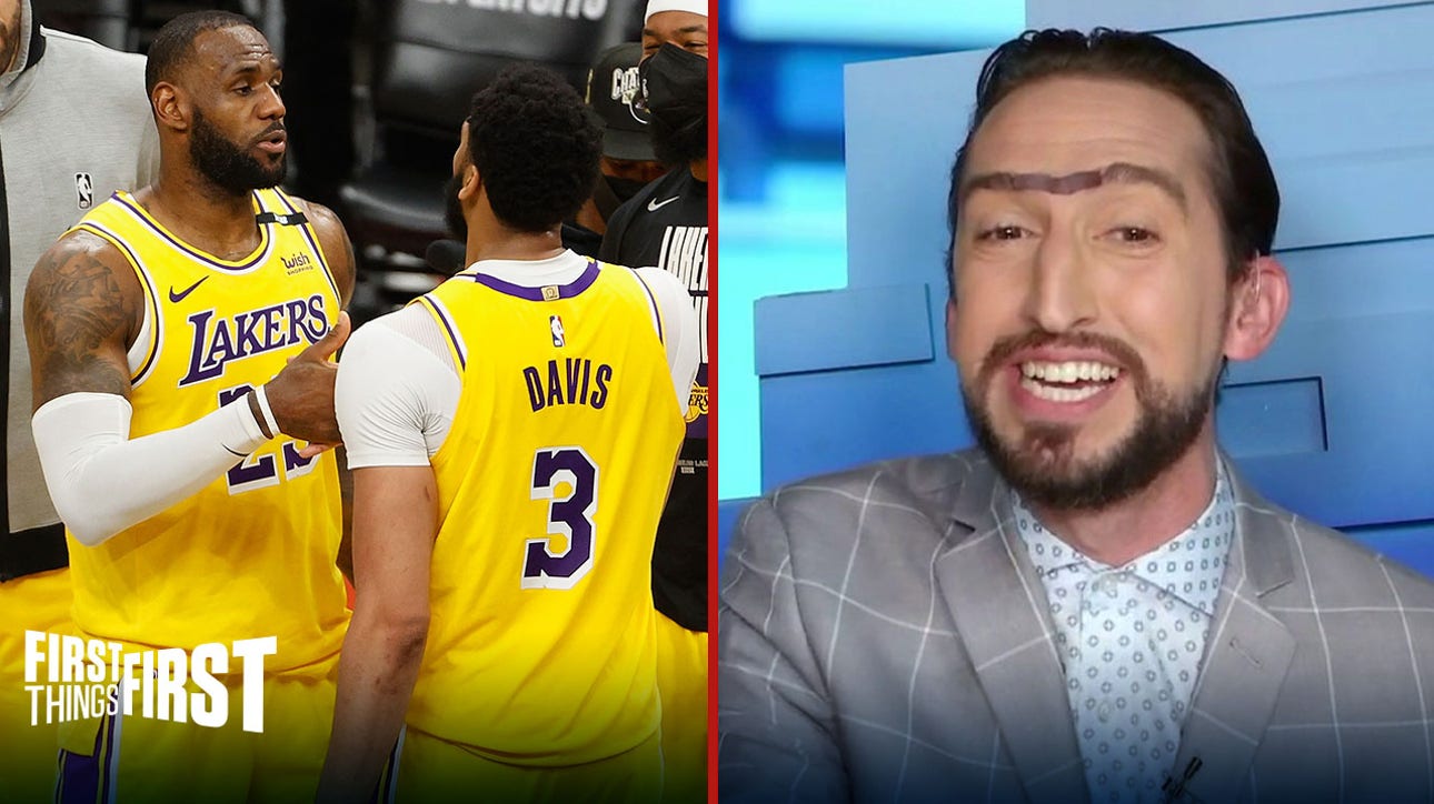 Nick Wright: LeBron & AD were the difference makers in Lakers Game 2 win over Suns | FIRST THINGS FIRST