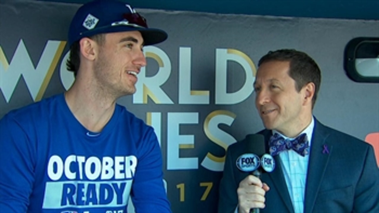 Cody Bellinger talks with Ken Rosenthal about the mood in the clubhouse before Game 7 of the World Series