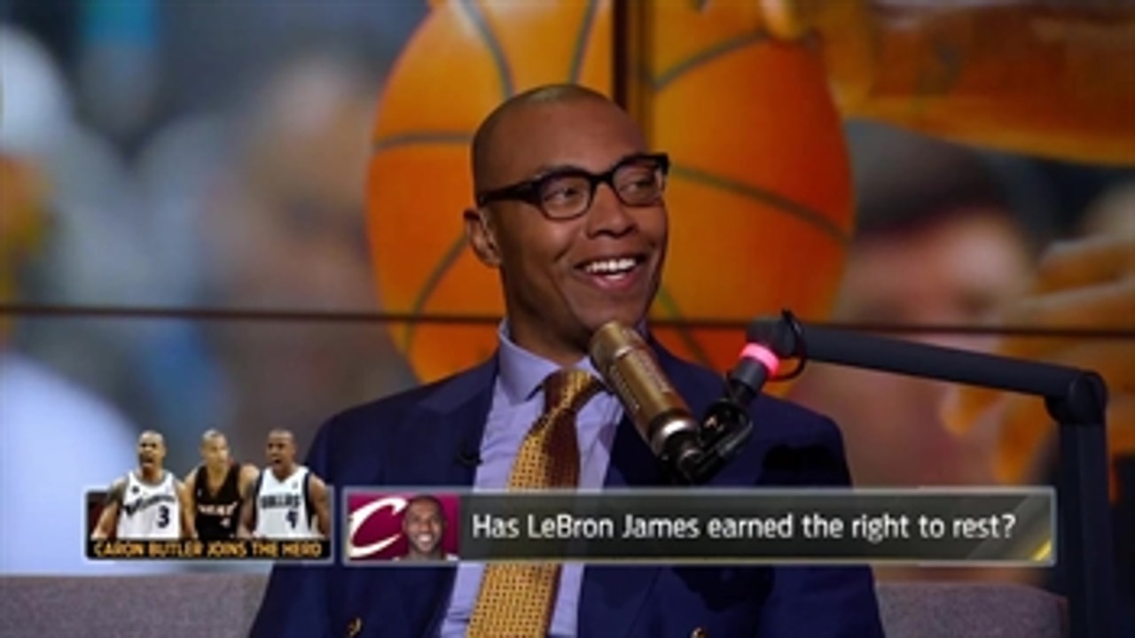 Caron Butler's early memories of watching LeBron, playing with Westbrook ' THE HERD