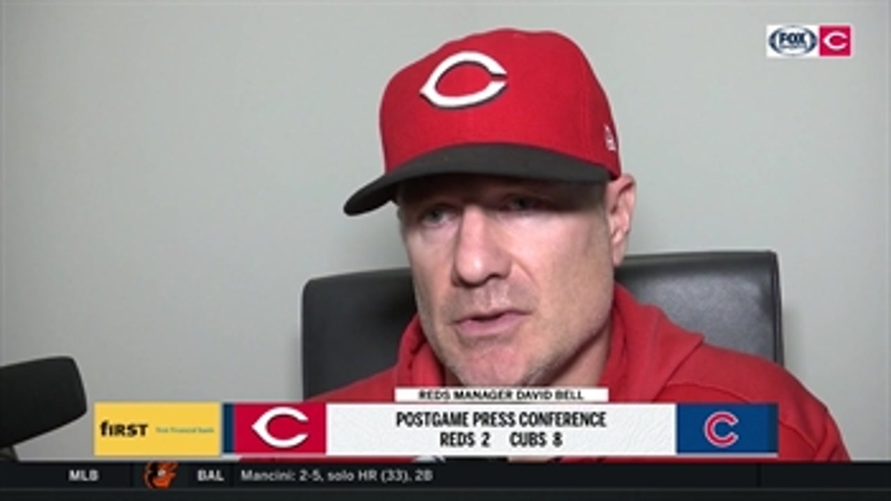 David Bell: Reds didn't get enough out of early scoring opportunities vs. Cubs