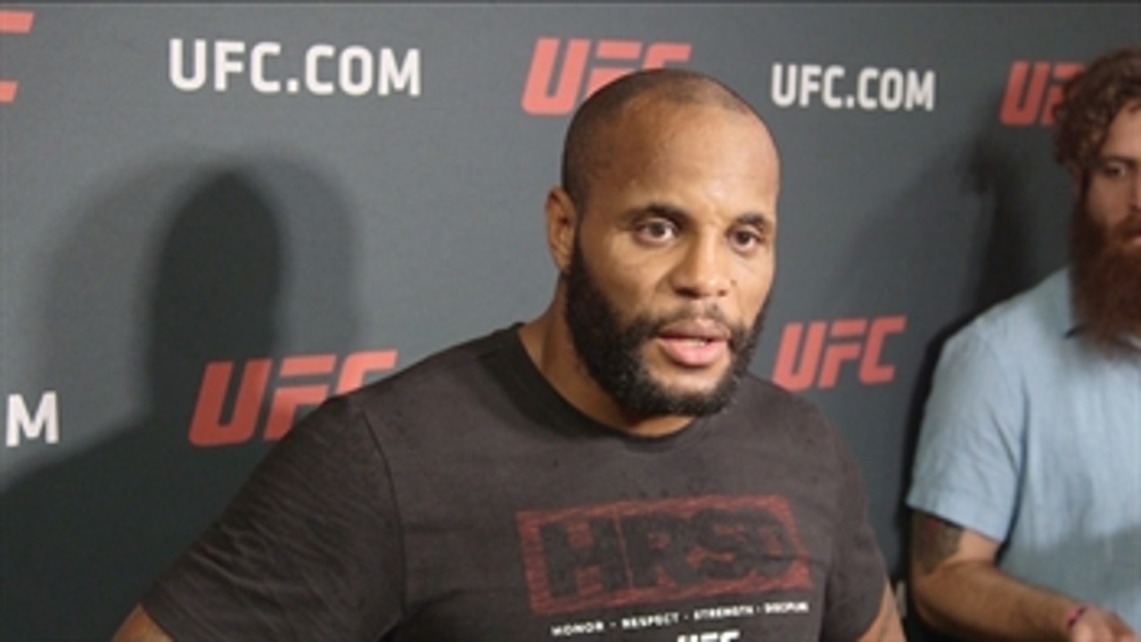 Daniel Cormier was laser focused during 
his face off with Jon Jones on Friday
