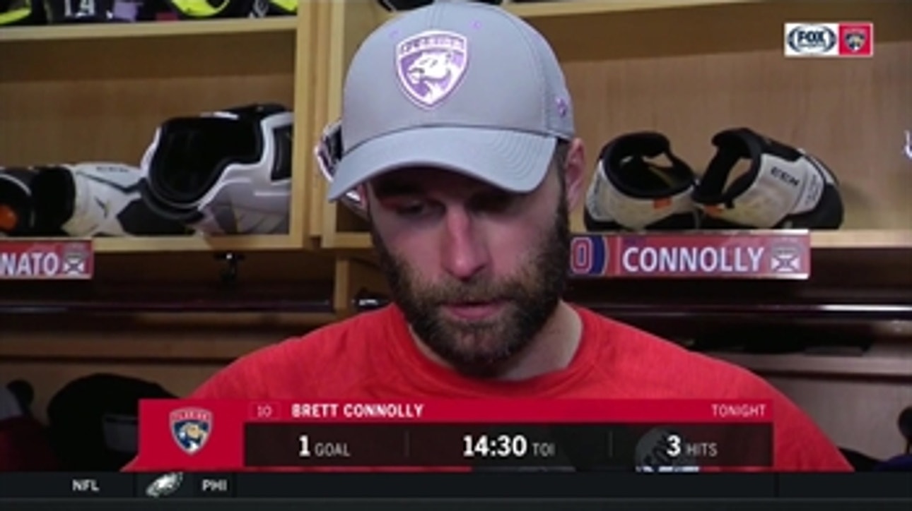 Brett Connolly discusses loss to Buffalo, how he's been able to net 5 goals in 5 last games