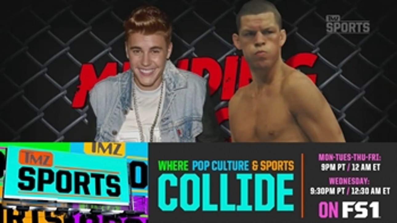 Justin Bieber and Nate Diaz no longer hate each other - 'TMZ Sports'