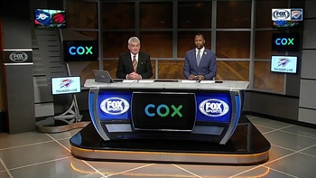 Thunder defeat the Raptors in Nail-Biter | Thunder Live