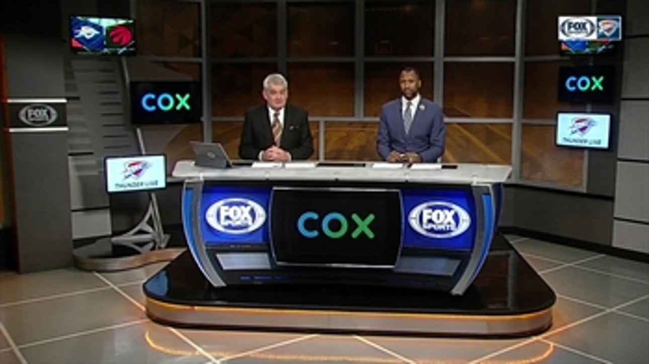 Thunder defeat the Raptors in Nail-Biter | Thunder Live