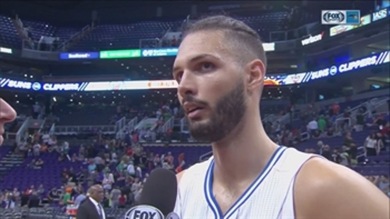 Evan Fournier discusses keeping up with Suns' pace after victory