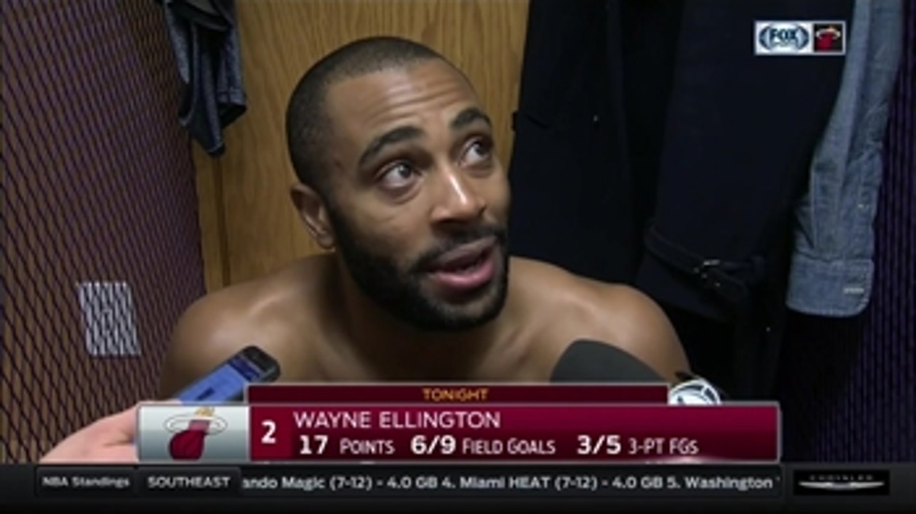 Wayne Ellington: We showed our grit and toughness tonight