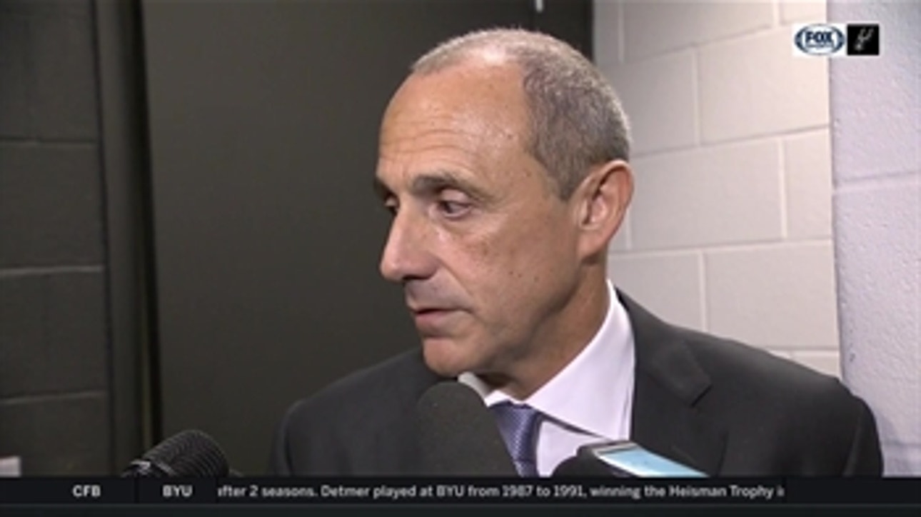 Ettore Messina talks Spurs comeback win over Dallas