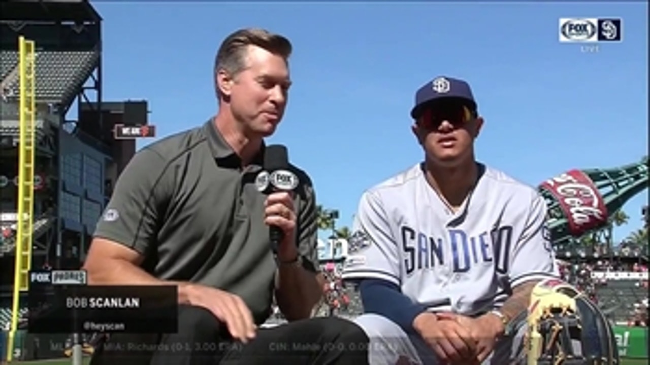 Hear from Manny Machado after Padres win 3-1 and take series over Giants