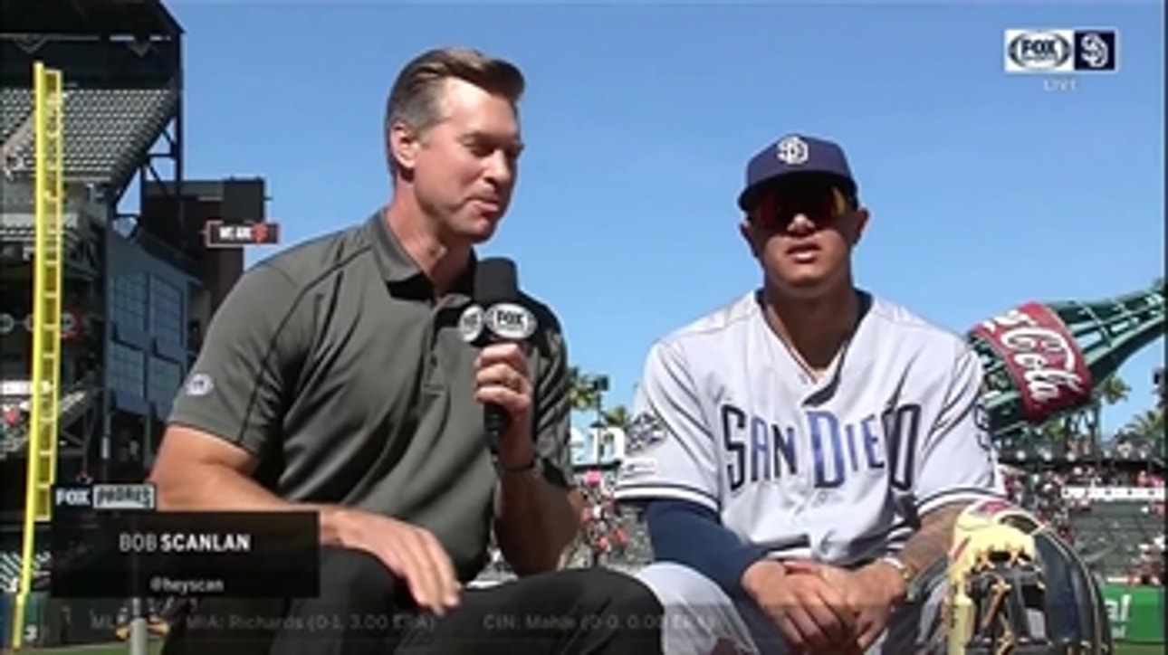 Hear from Manny Machado after Padres win 3-1 and take series over Giants