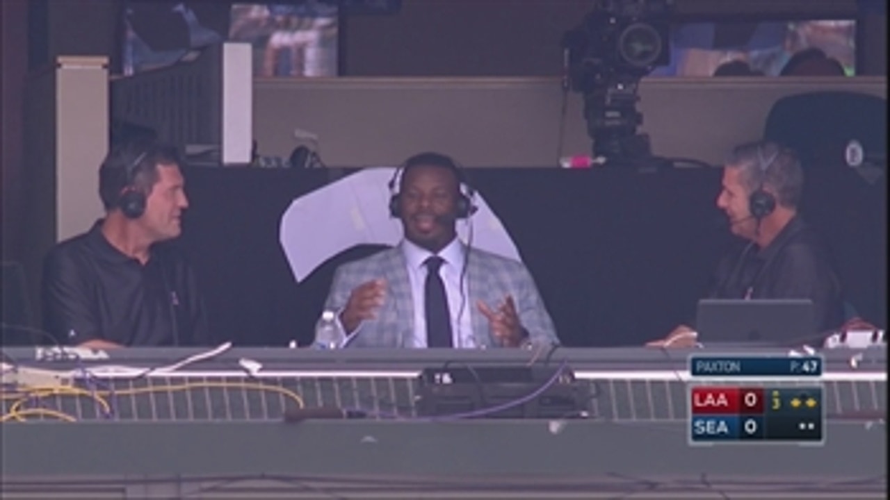 Ken Griffey Jr joins Victor and Gubie in the booth