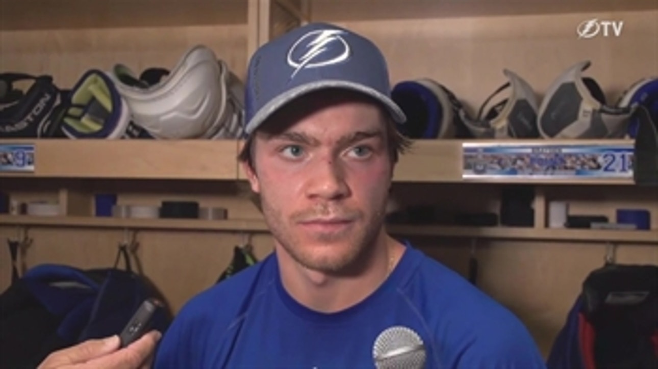 Brayden Point on scoring his 1st playoff goal