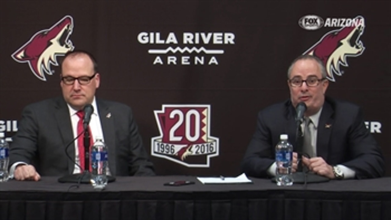 Coyotes management discusses plans for Tempe arena