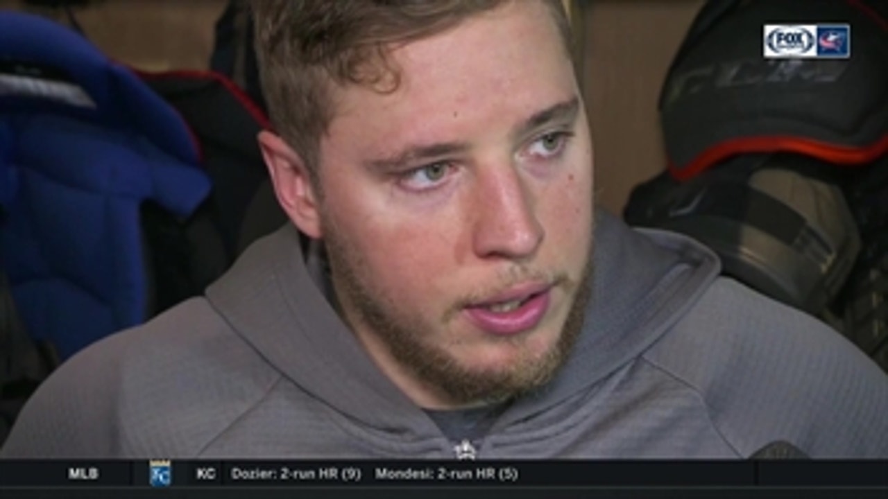 Cam Atkinson credits Bruins for making things so tough on Blue Jackets