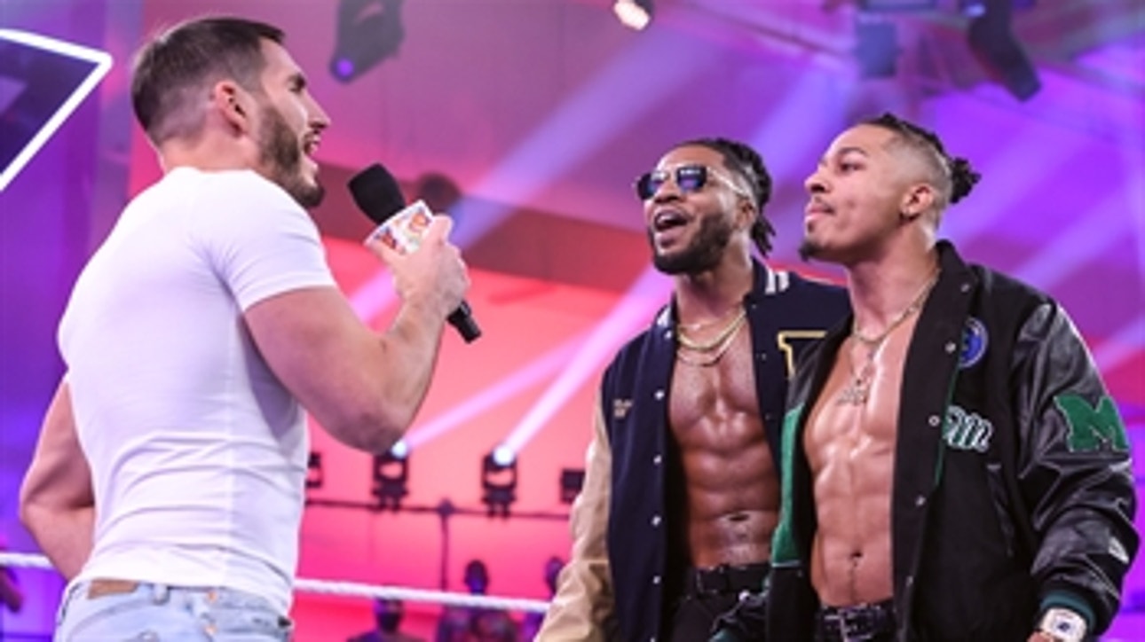 Johnny Gargano and Dexter Lumis crash Carmelo Hayes' victory party: WWE NXT, Oct. 19, 2021