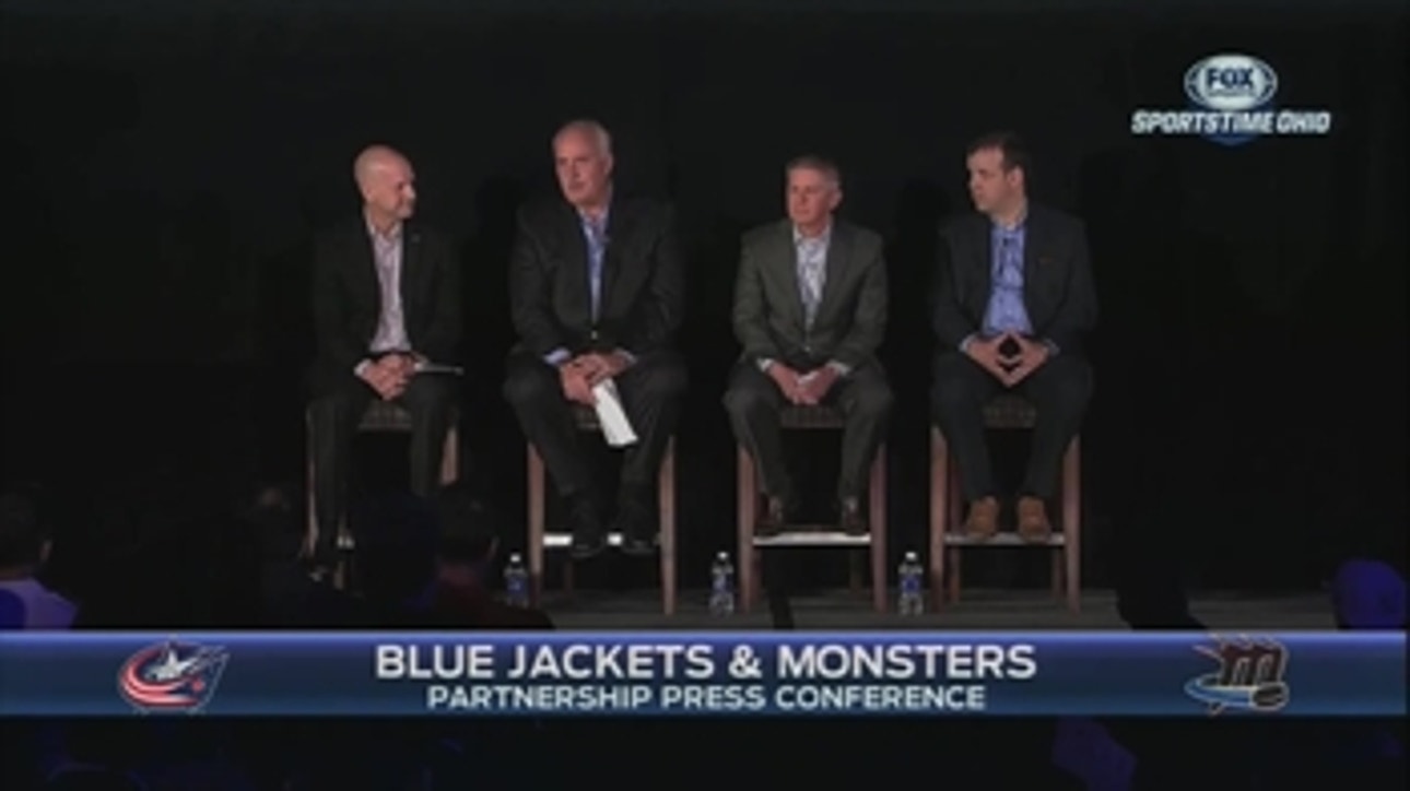 Excitement surrounds Blue Jackets-Monsters partnership