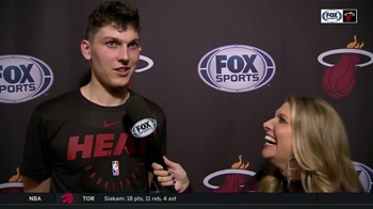 Tyler Herro discusses win over Cavs, team's success at home