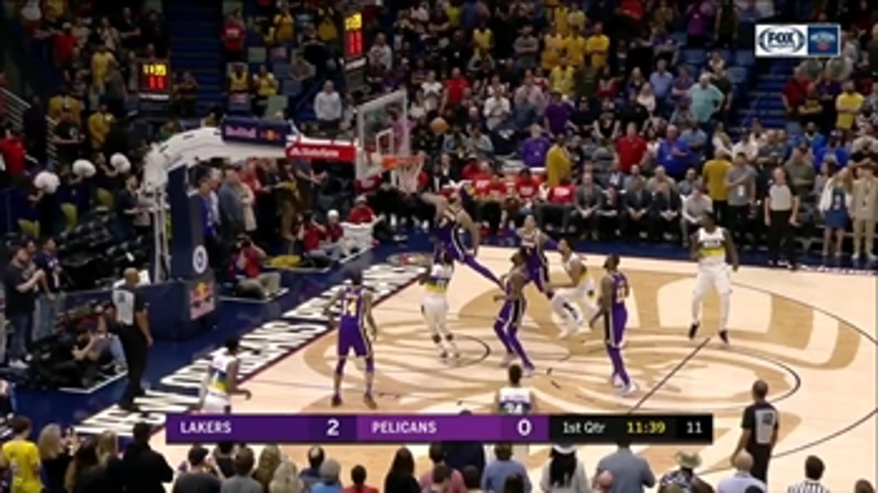 WATCH: Jrue Holiday helps Pelicans 128-115 over Lakers