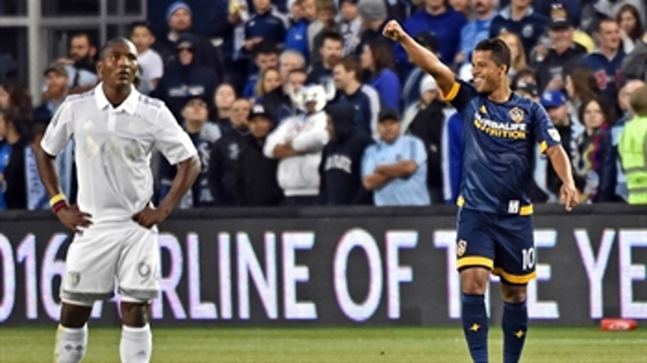 Giovani dos Santos nets the equalizer against Sporting K.C. ' 2016 MLS Highlights