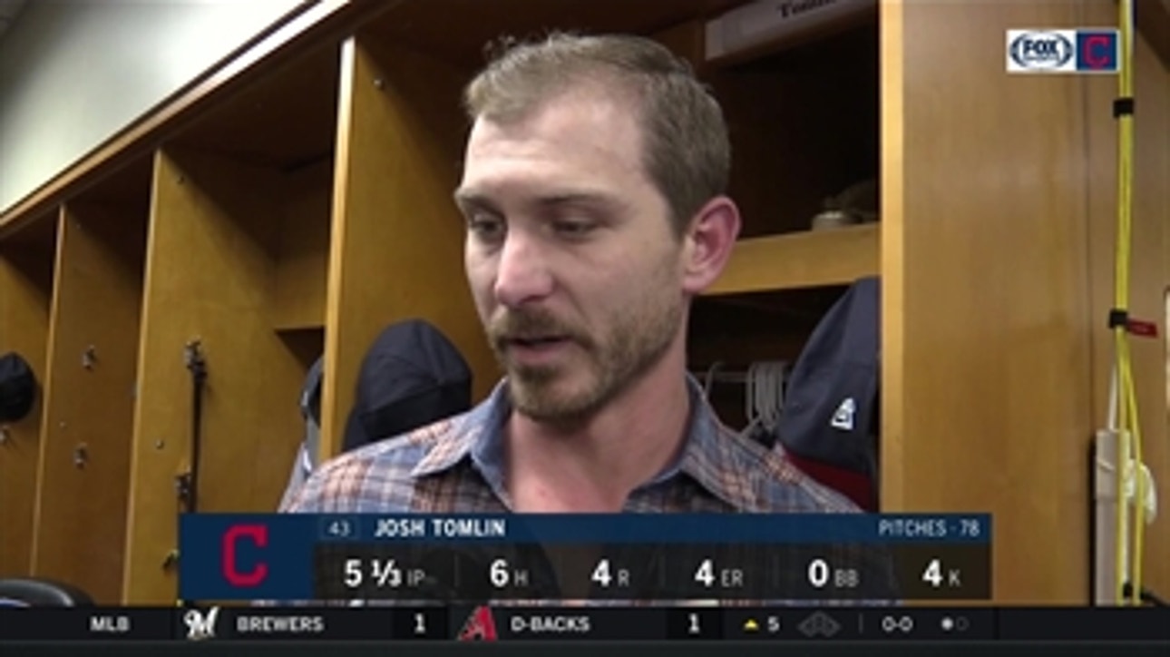 Josh Tomlin understands it takes more than one guy to get the job done