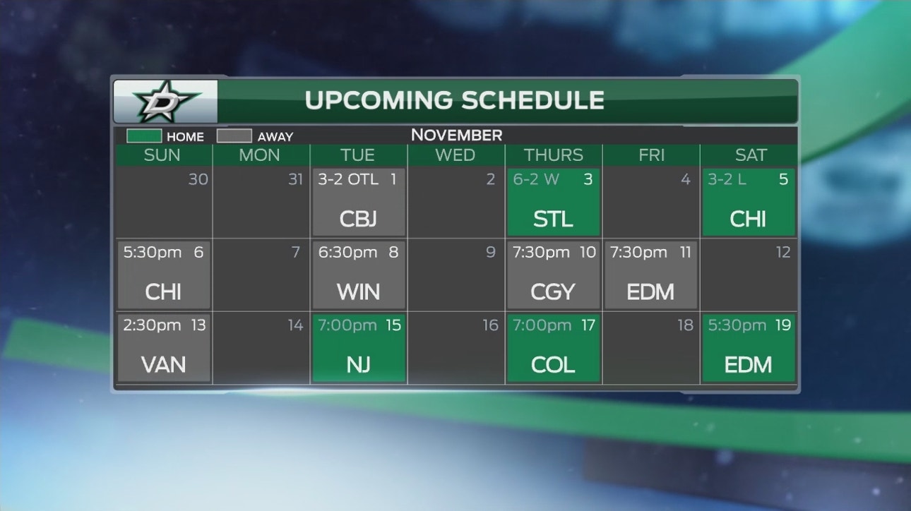 Stars Live: Upcoming schedule for Dallas