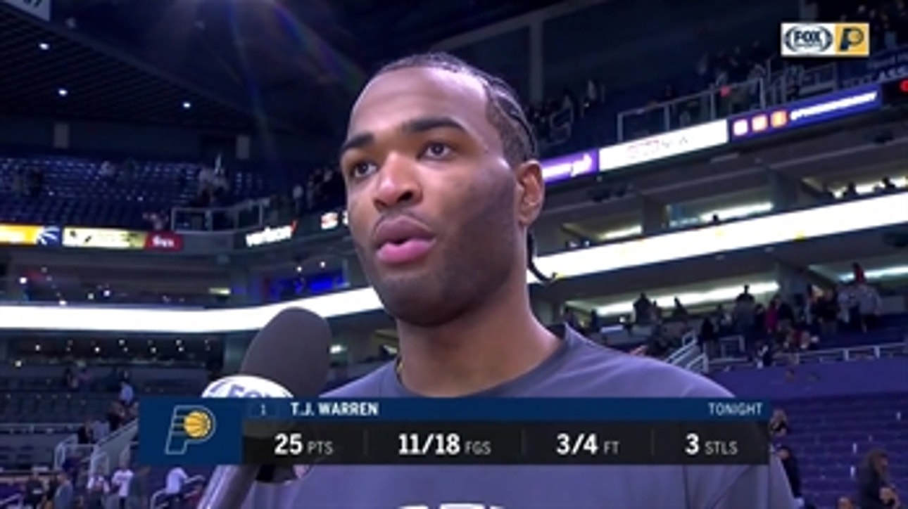 T.J. Warren on return to Phoenix: 'As soon as the ball went up everything went out the window'