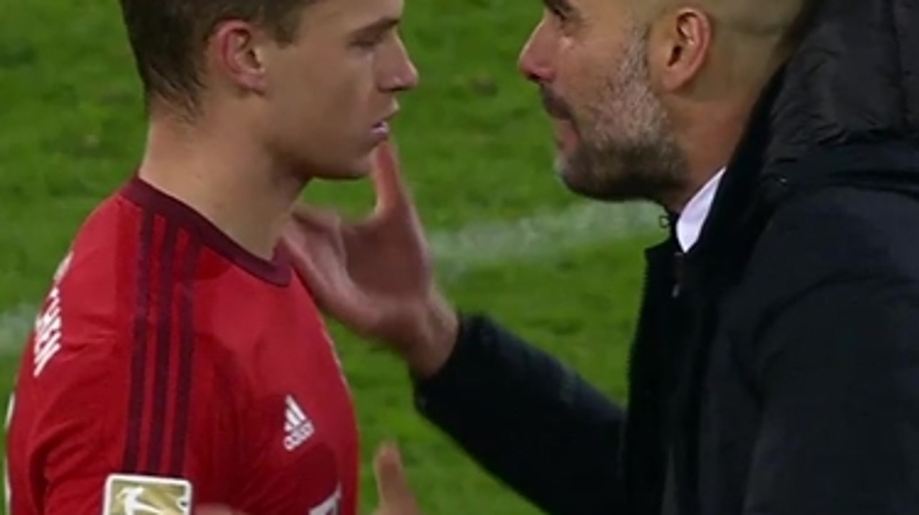 Guardiola gives Kimmich intense lesson right after match ' 2015-16 Bundesliga Highlights